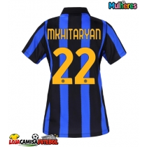 Camisa de Futebol Inter Milan Henrikh Mkhitaryan #22 Equipamento Principal Mulheres 2026-27 Manga Curta